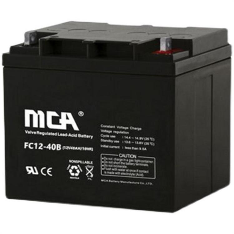 銳牌MCA蓄電池FC12-40 12V40AH/10HR 直流屏EPS應(yīng)急 UPS電源電池