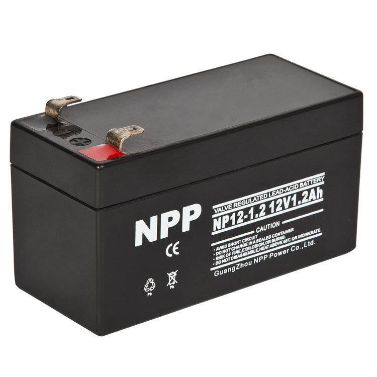 NPP耐普蓄電池NP12-1.2 12V1.2AH 電梯 醫(yī)療 消防應急燈膠體電池