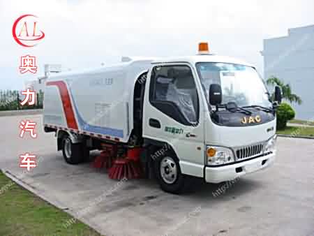 江淮環(huán)保掃路車|JAC道路清掃車|江淮駕駛掃地車圖片|垃圾清掃車廠