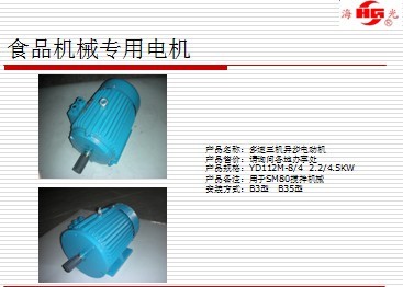 YD系列電動機（食品機械電機）