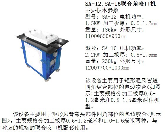 廈門咬口機(jī)漳州咬口機(jī)龍巖咬口機(jī)