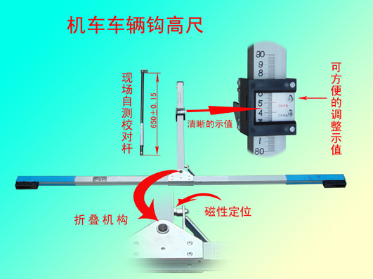 全國鐵路專用機車車輛鉤高尺