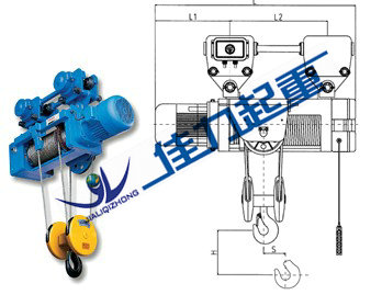 日本HHH電動(dòng)葫蘆，HHH電動(dòng)葫蘆，日本日智BCP2型電動(dòng)葫蘆，佳力起重