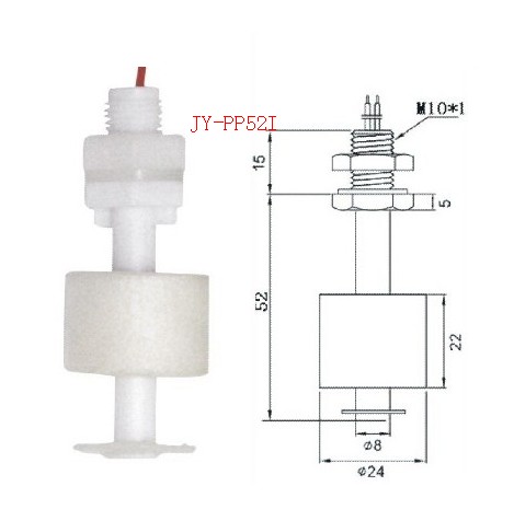 PP塑料浮球開關52mm