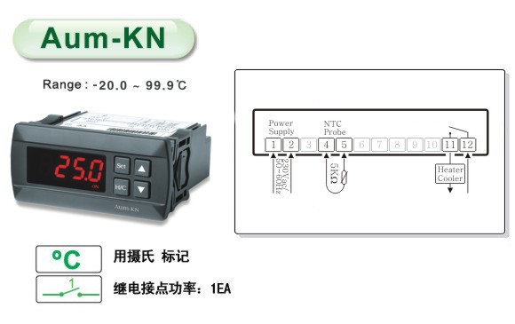 WOOREE冷卻和熱控制器Aum-KN22C Aum-5KP12 Aum-mo1