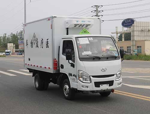 國六躍進醫(yī)療廢物轉運車廠家報價