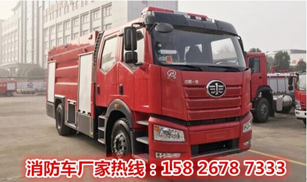 8噸消防車 江特牌JDF5192GXFPM80/C6型泡沫消防車配置圖片價格