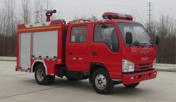 慶鈴100P藍(lán)牌1噸消防車  江特牌JDF5040GXFSG10/Q6型水罐消防車