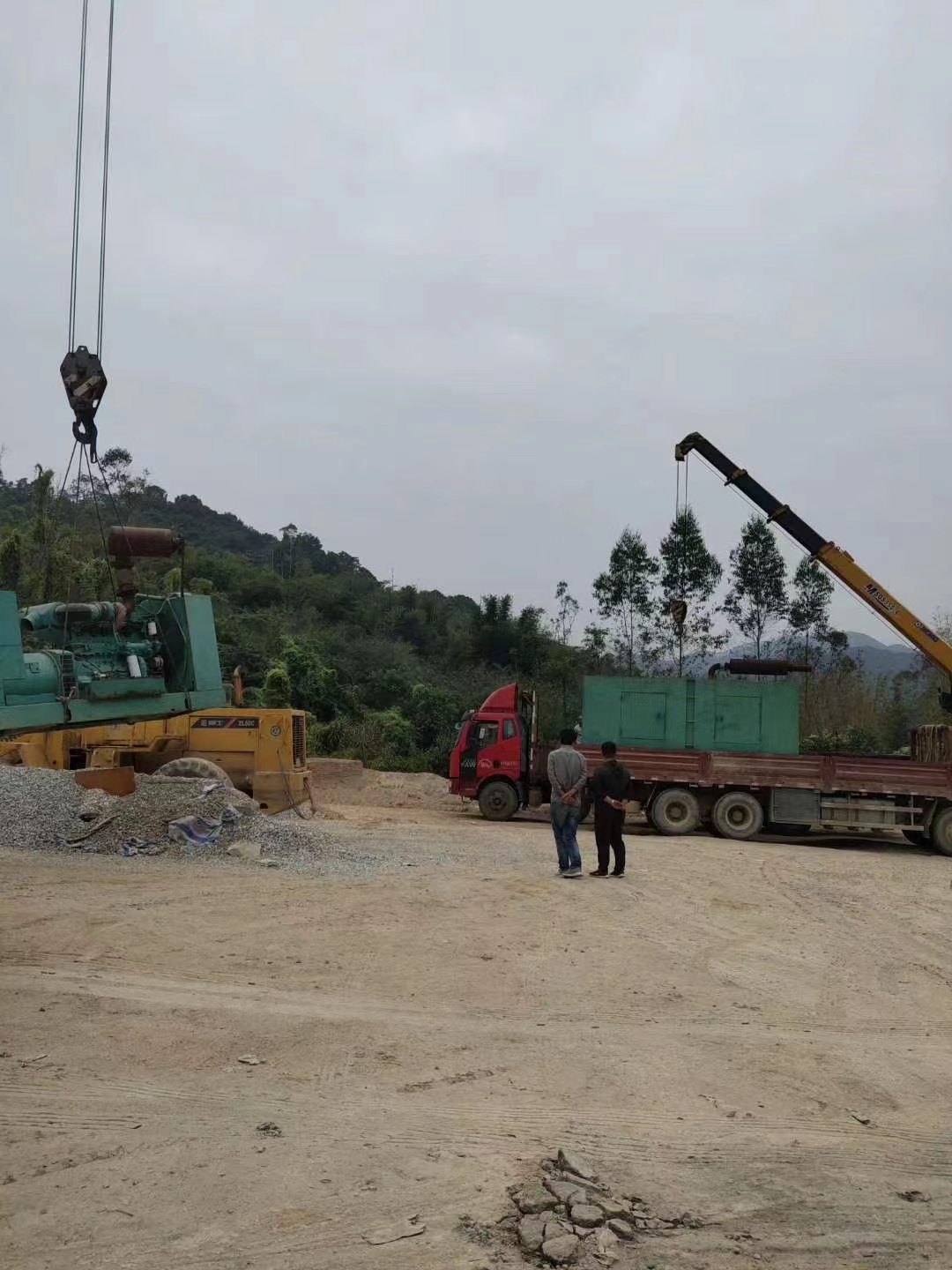 福山潛孔鉆空壓機出租租賃/大小型發(fā)電機出租回收