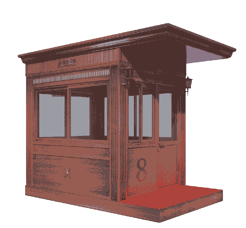 大連崗?fù)?停車場收費亭-可移動保安亭-真石漆保安室-門衛(wèi)房加工廠家