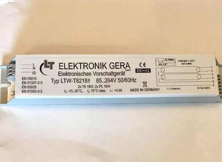 德國lt-elektronik紫外低壓燈用電子鎮(zhèn)流器LT-UVC110-F/M 1.2A