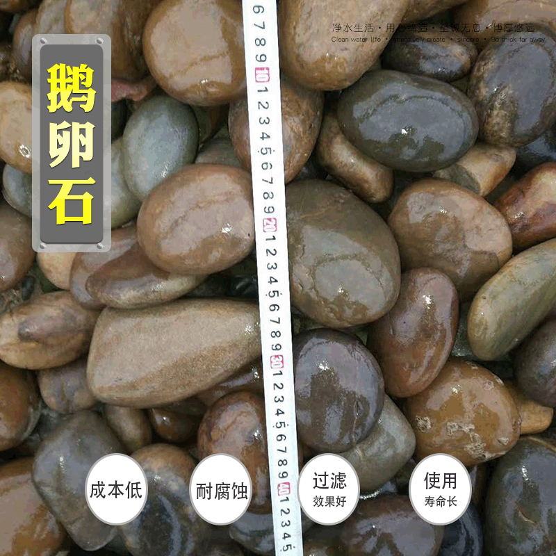 遠望雨花石 雜色鵝卵石 廠家批發(fā)污水處理濾料石水池 天然資源優(yōu)勢