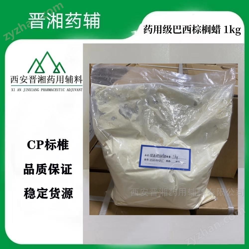 醫(yī)用級巴西棕櫚蠟1kg/25kg  中國藥典四部標準 有CDE備案登記號