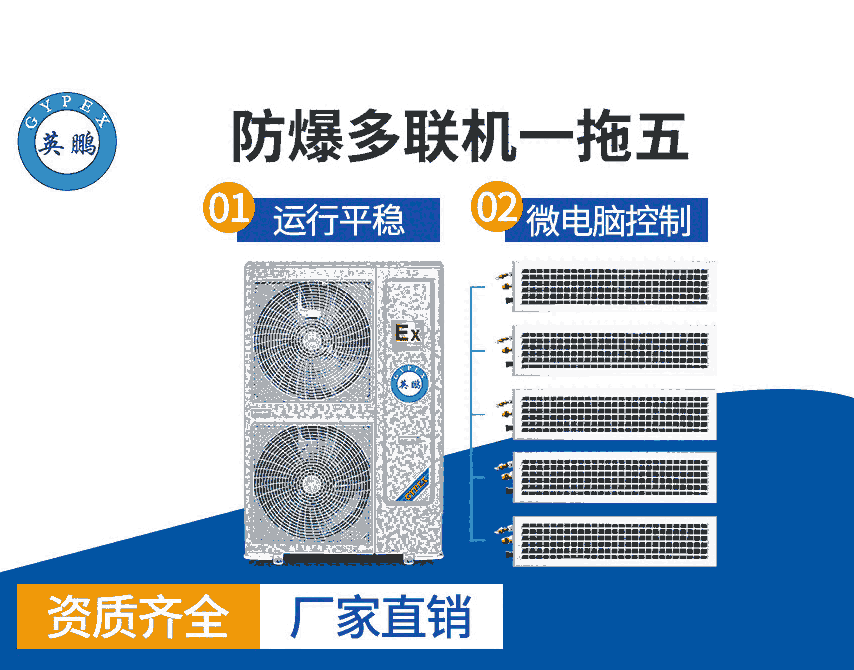 防爆多聯(lián)機(jī)一拖五5匹--防爆空調(diào)