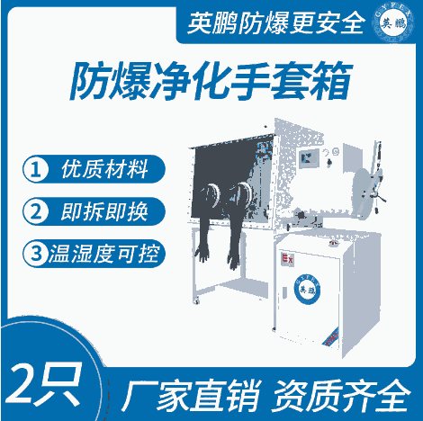 防爆凈化手套箱單面2只