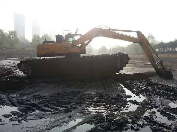 海東附近濕地挖機(jī)出租沼澤地清淤挖掘機(jī)租賃平臺