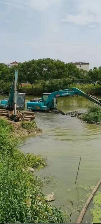 廣州珠海水陸挖掘機(jī)租賃濕地挖掘機(jī)出租匯報(bào)