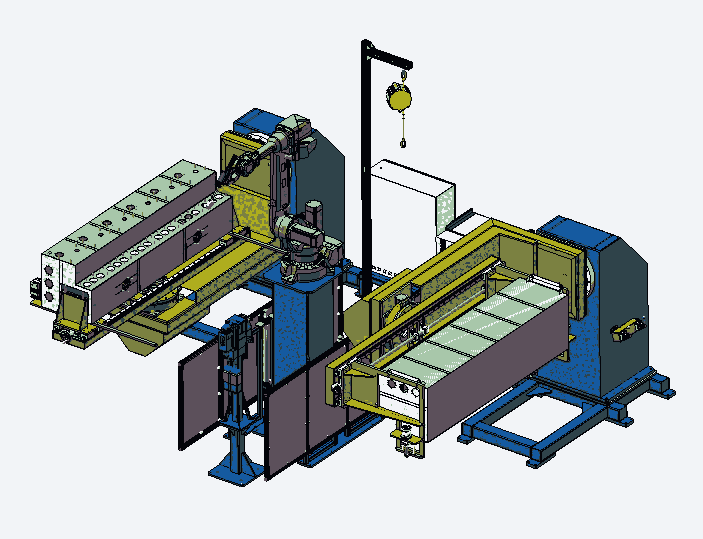 廣州創(chuàng)研智能 雙軸變位型充氣柜機(jī)器人焊接系統(tǒng)  廠家自營