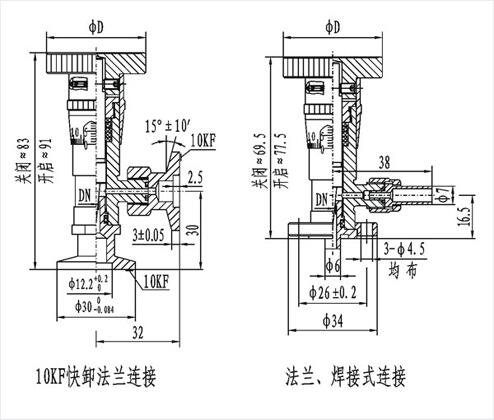 GW-J-T型系列高真空微調(diào)閥