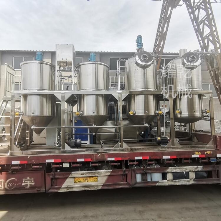 茶油精煉機 標準1級茶籽油精煉設備 整套茶籽食用油深加工機器