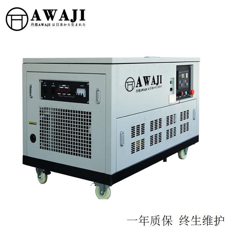 安陽丹鹿全自動12千瓦汽油多燃料水冷靜音發(fā)電機(jī)參數(shù)