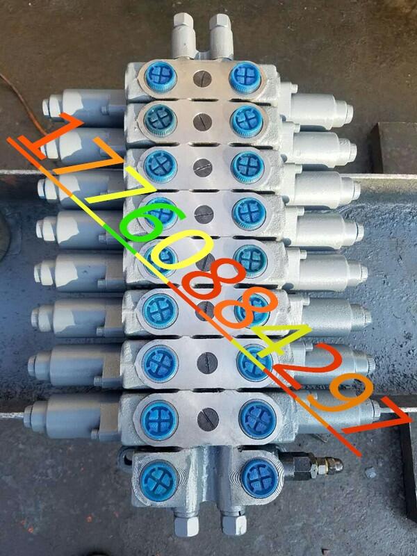 大型液壓站打樁機(jī)多路閥 8路分配器耐高壓無(wú)泄漏 工程機(jī)械閥ZL15