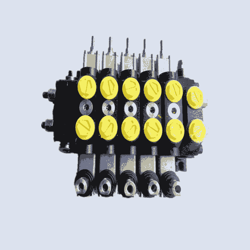 8噸石煤吊機(jī)隨車(chē)吊配件多路閥操作閥SMSC-F15L-T/N-5S液壓換向閥