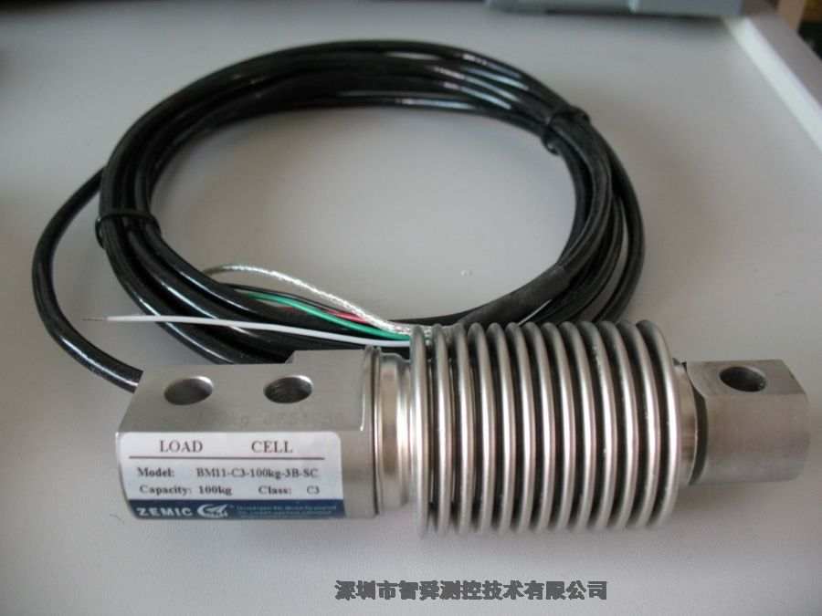  ZEMIC中航電測傳感器HM11-C3-150kg-3B6  波紋管式稱重傳感器皮帶秤 料斗秤傳感