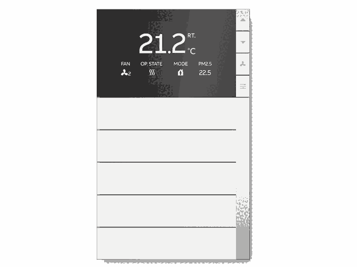 PEBR/U5.0.1-001 PEONIA智能溫控面板多功能家居面板ABB