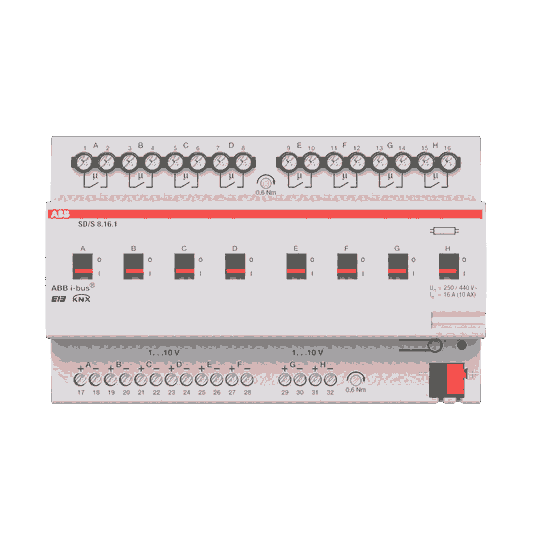 SD/S 8.16.1 SD/S 2.16.1 SD/S 4.16.1 熒光燈調(diào)光器