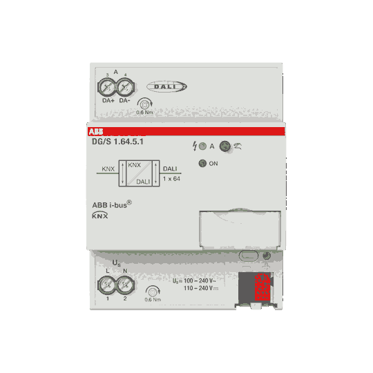 ABB i-busEIB/KNX智能建筑控制系統(tǒng) DG/S1.64.5.1 DALI網(wǎng)關(guān)