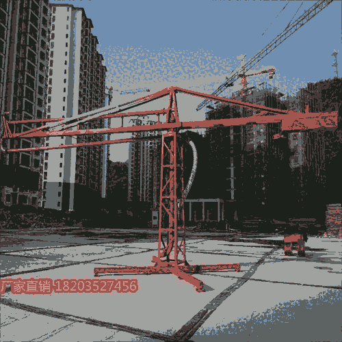 新疆 BLG-18m建筑混凝土布料機 地泵混凝土布料機 河南焦作