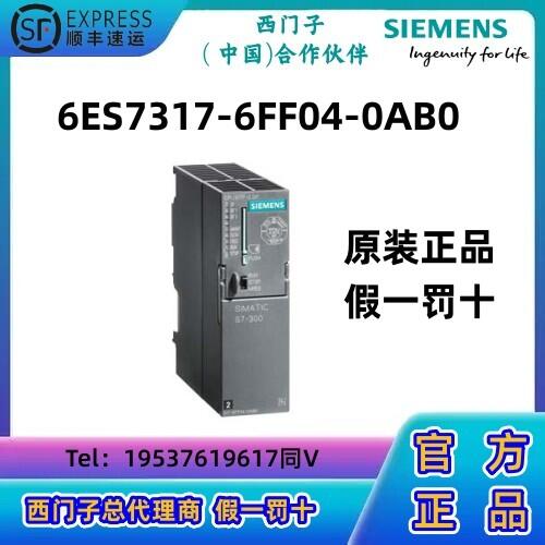 西門子S7-300 CPU模塊PLC 317F-2DP 中央處理器317-6FF04