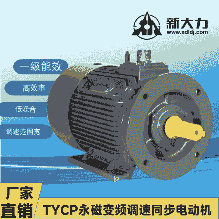 新大力 一級(jí)能效 稀土永磁變頻同步電動(dòng)機(jī) TYCP160-8-15KW 1000轉(zhuǎn)