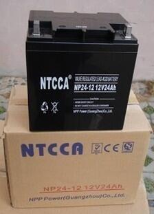 UPS電源蓄電池12V24AH NTCCA恩科耐普蓄電池生產(chǎn) 原裝正品