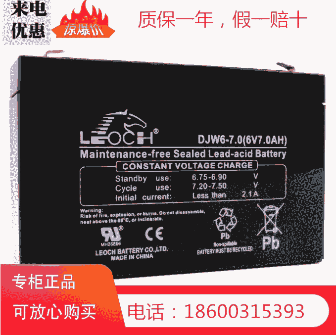 理士蓄電池DJW6-7理士6v7ah鉛酸免維護(hù)計(jì)算機(jī)系統(tǒng)儀器醫(yī)療正品