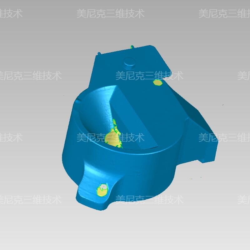 零件測繪精度對比，數(shù)模比對全尺寸，三維逆向掃描南京