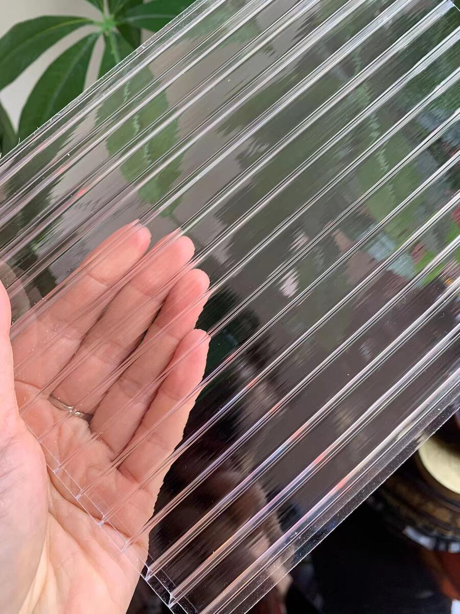 臨沂定制雙層透明塑料板溫室大棚中空蜂窩板遮陽板采光板pc陽光板