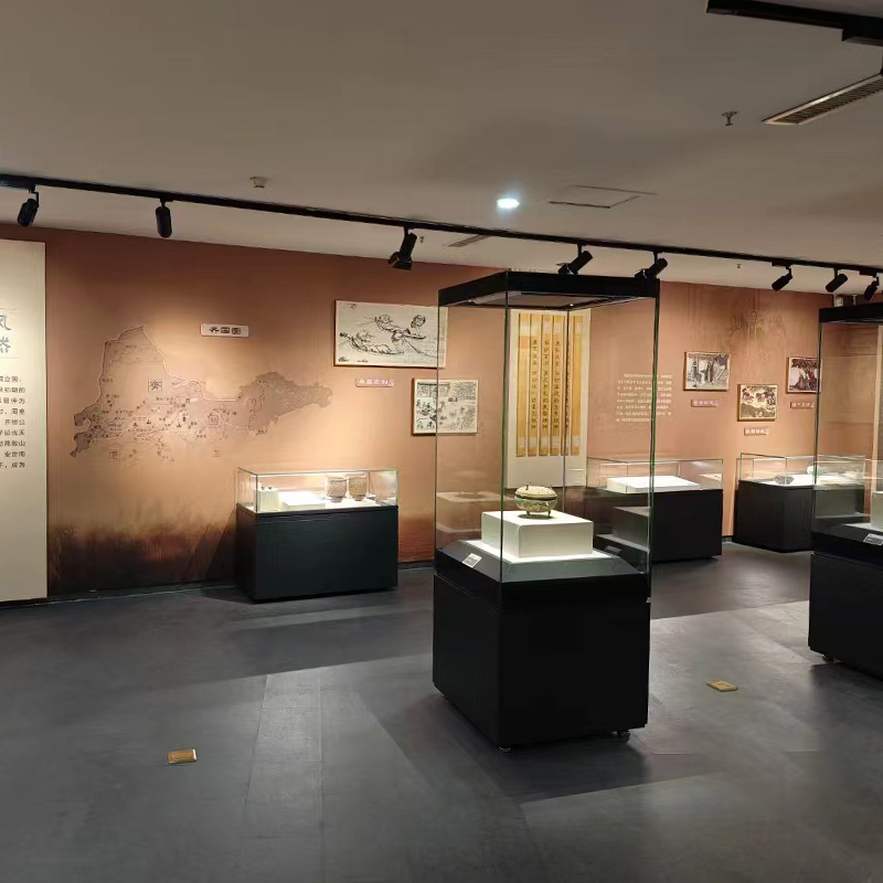 甘肅美術(shù)館專用博物館展柜，甘肅古文物博物館展柜，甘肅私人博物館展柜
