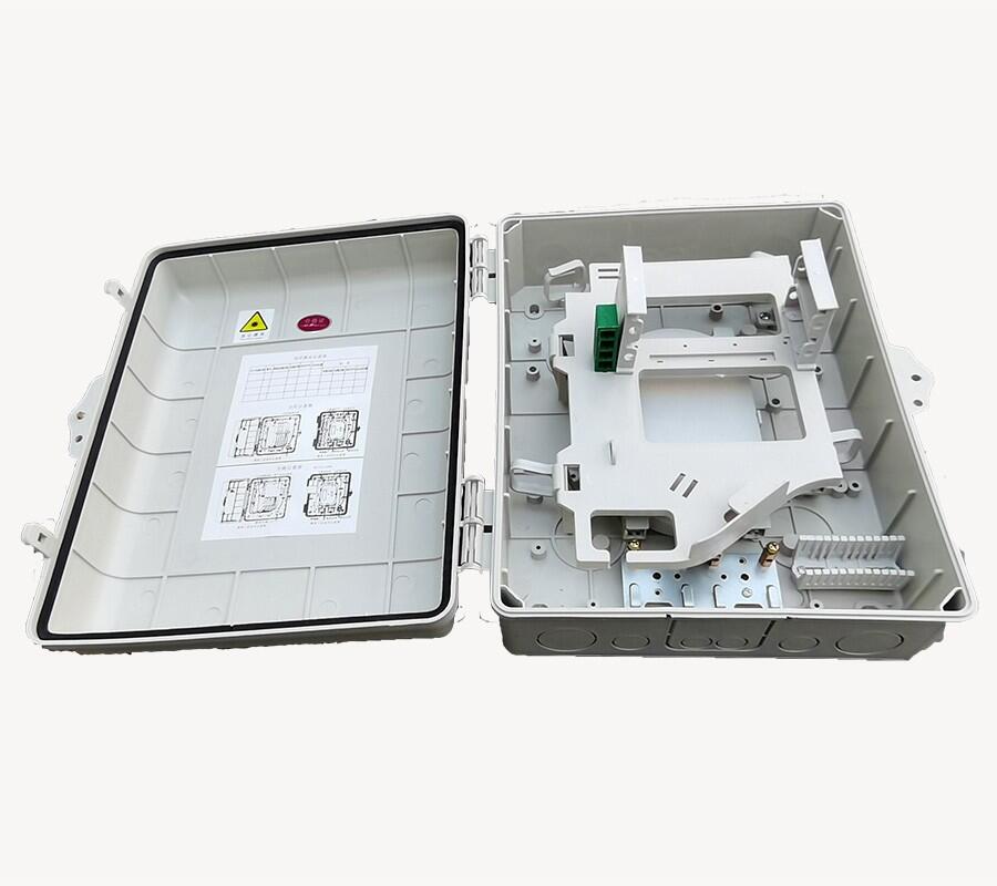 中國廣電光纜分纖箱SMC光分路器箱1分24光纜分纖箱
