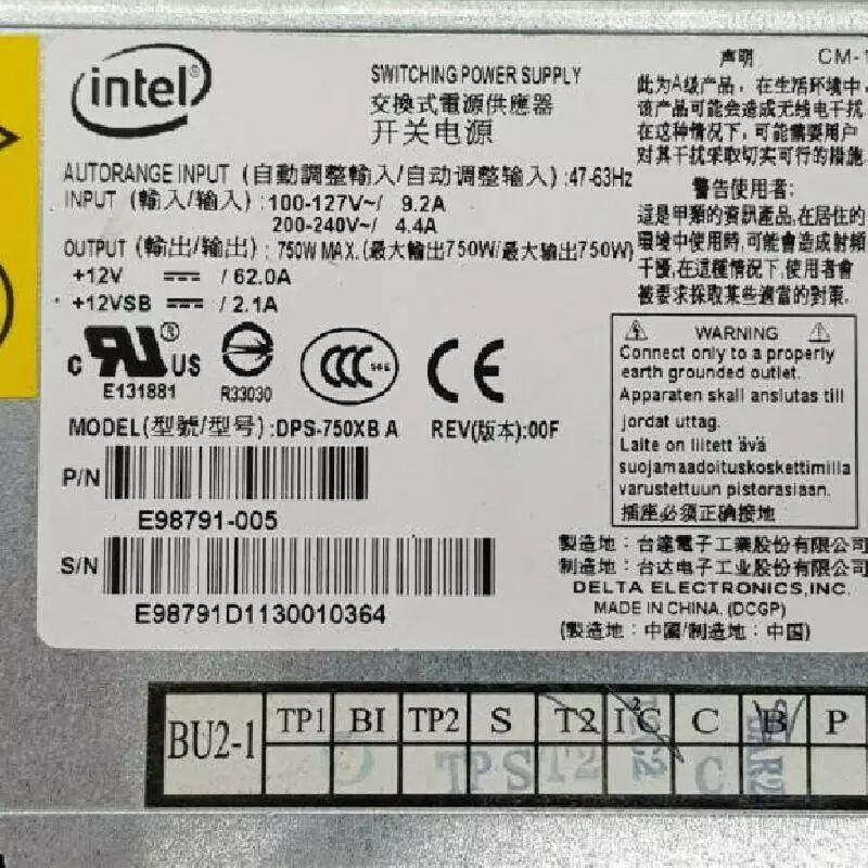 DPS-750XB A E98791-010 750W RD830 ˳(w)Դ