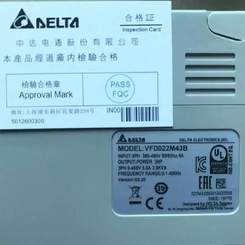 VFD022M43A VFD022M43B 380V 2.2KW,VFD-M 噪音變頻器