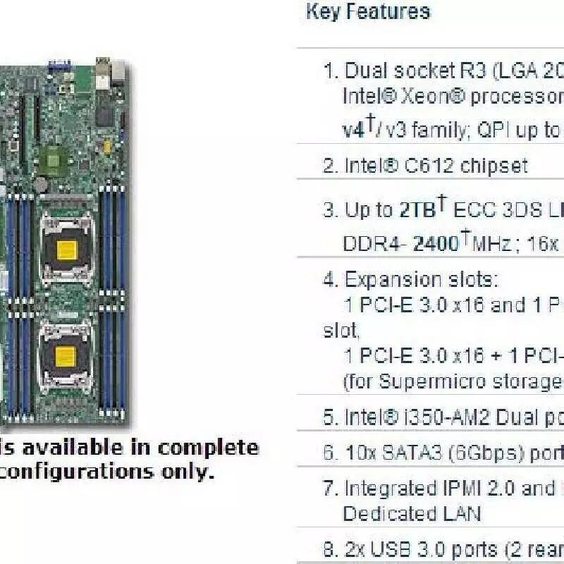 X10DRT-P 雙路主板 X99 支持E5-2600V3 V4 服務器主板