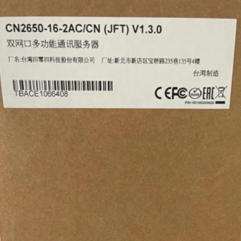 CN2650-16-2AC 8p RJ45 16口RS-232/422/485通訊服務(wù)器