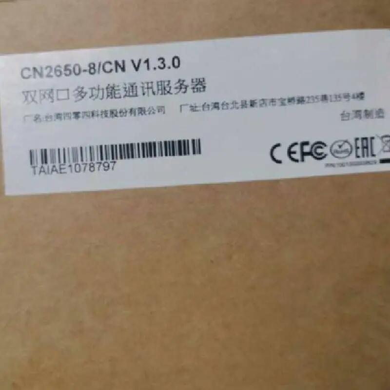 CN2650-8 8p RJ45 8串口RS-232/422/485單電 雙網(wǎng)口通訊服務(wù)器