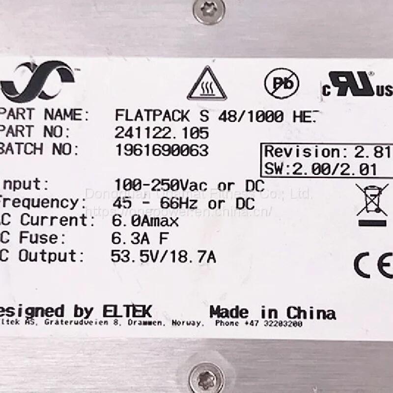 241122.105 FLATPACK S 48/1000 HE易達(dá)高頻開關(guān)電源