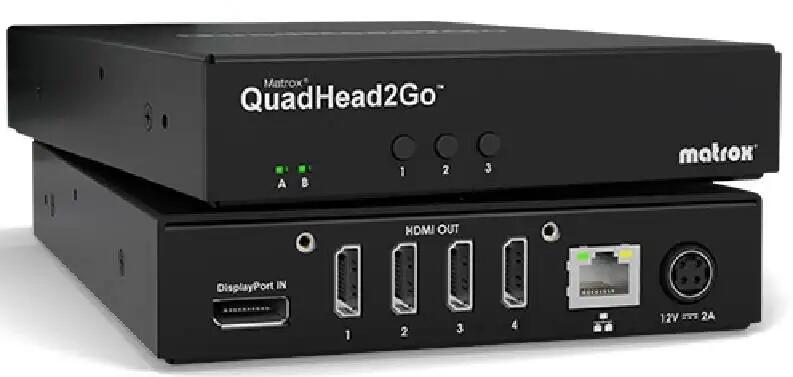 Matrox Q2G-DP4K QuadHead2Go Q185 邁創(chuàng)多顯示器控制器