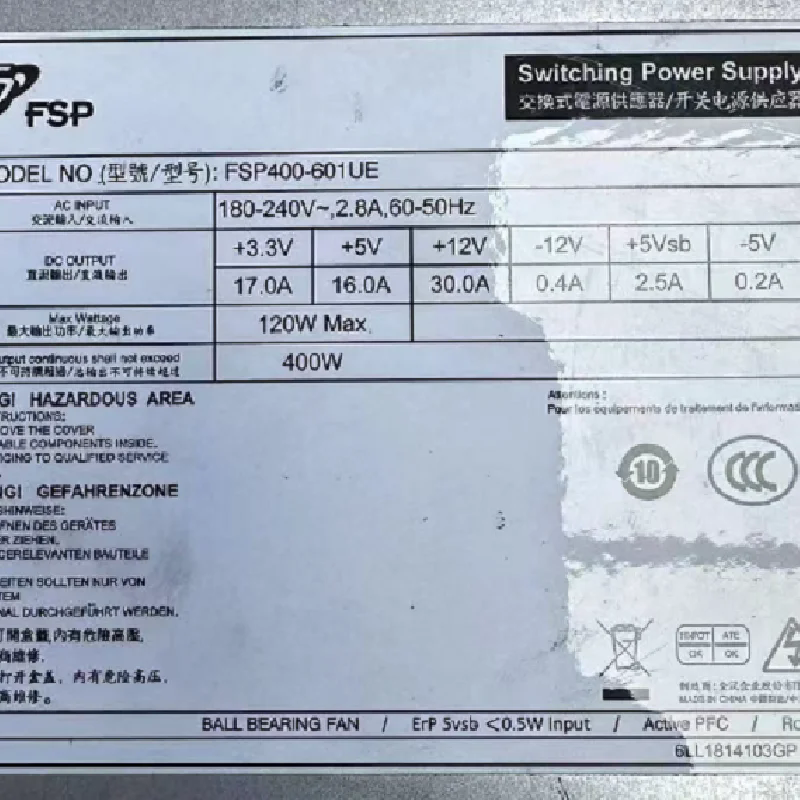 FSP400-601UE 400W 1U 全漢開關(guān)電源、工控機、服務(wù)器電源