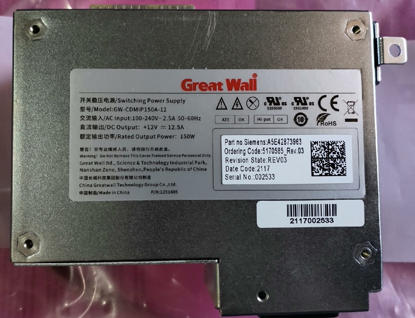 GW-ERP1U450BA-2H 冗余電源(含2個(gè)GW-ERP1U450BA電源模塊