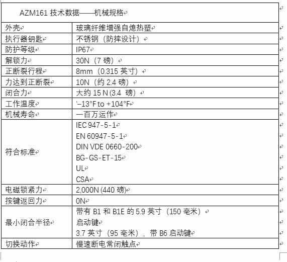 希而科安全門鎖開關(guān) Schmersal AZM 161工業(yè)控制